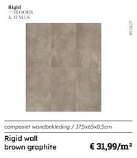 Rigid wall brown graphite-Rigid Floors & Walls