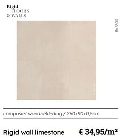 Rigid wall limestone