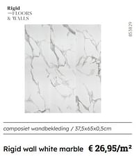 Rigid wall white marble-Rigid Floors & Walls