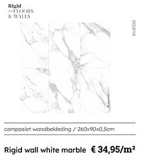 Rigid wall white marble-Rigid Floors & Walls