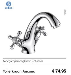 Toiletkraan ancona