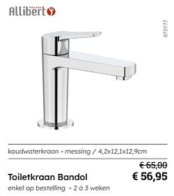 Toiletkraan bandol