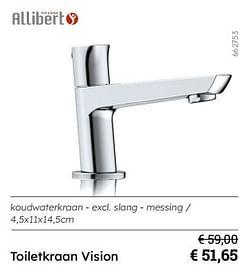 Toiletkraan vision