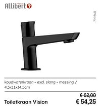 Toiletkraan vision-Allibert