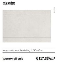 Waterwall calo-Maestro