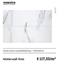 Waterwall lima-Maestro