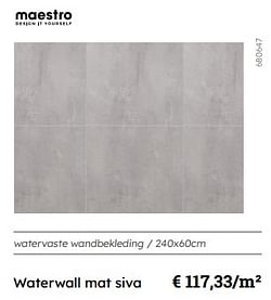 Waterwall mat siva