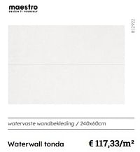 Waterwall tonda-Maestro