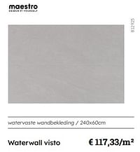 Waterwall visto-Maestro