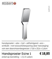 Handsproeier esine 1-Allibert