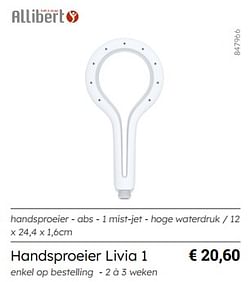 Handsproeier livia 1