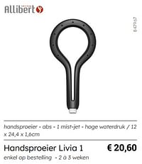 Handsproeier livia 1-Allibert