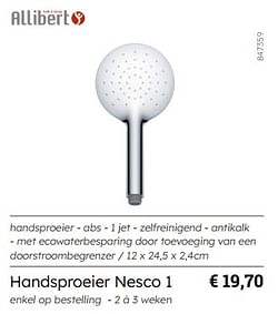 Handsproeier nesco 1