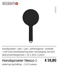 Handsproeier nesco 1-Allibert