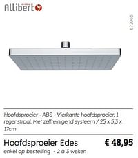 Hoofdsproeier edes-Allibert