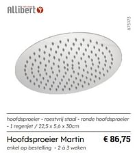 Hoofdsproeier martin-Allibert