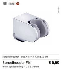 Sproeihouder fixi-Allibert