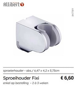 Sproeihouder fixi