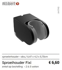 Sproeihouder fixi-Allibert