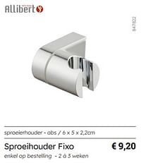 Sproeihouder fixo-Allibert