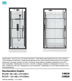 Douchecabine graphic