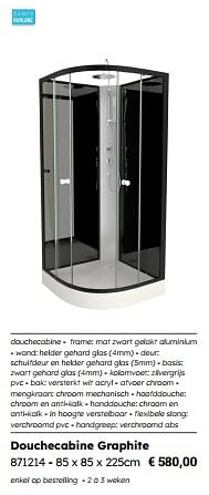 Douchecabine graphite-Aurlane