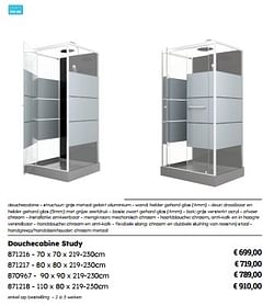 Douchecabine study