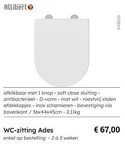 Wc-zitting ades