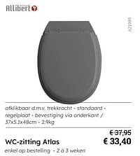 Wc-zitting atlas-Allibert