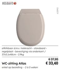 Wc-zitting atlas-Allibert