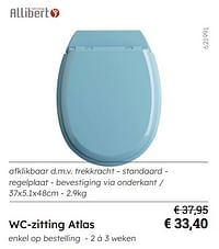 Wc-zitting atlas-Allibert