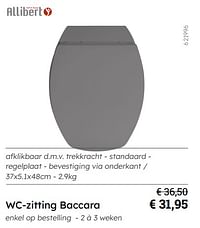 Wc-zitting baccara-Allibert