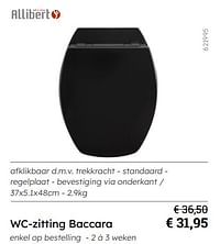 Wc-zitting baccara-Allibert