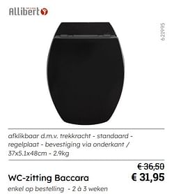 Wc-zitting baccara