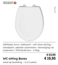 Wc-zitting boreo-Allibert