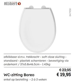 Wc-zitting boreo