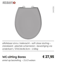 Wc-zitting boreo-Allibert