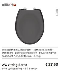 Wc-zitting boreo-Allibert