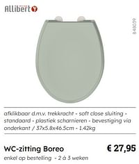 Wc-zitting boreo-Allibert