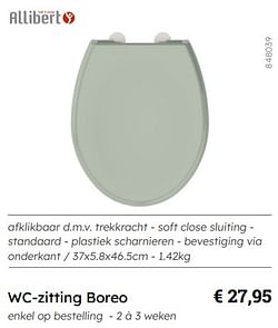 Wc-zitting boreo