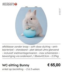 Wc-zitting bunny-Allibert