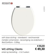 Wc-zitting cilento-Allibert