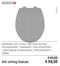 Wc-zitting dolceo-Allibert