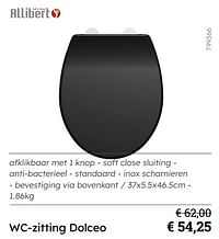 Wc-zitting dolceo-Allibert