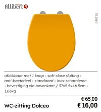 Wc-zitting dolceo-Allibert