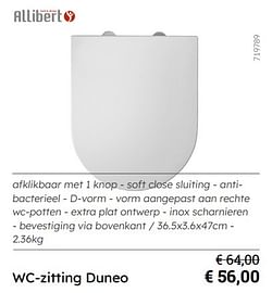 Wc-zitting duneo