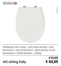 Wc-zitting fally-Allibert