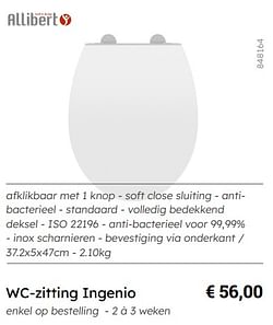 Wc-zitting ingenio