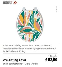 Wc-zitting leva-Allibert