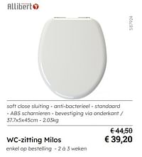 Wc-zitting milos-Allibert